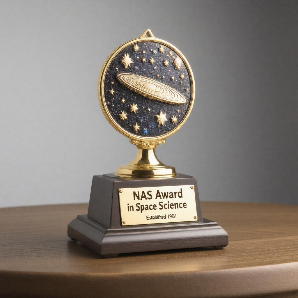 AI-created image of NAS Award in Space Science