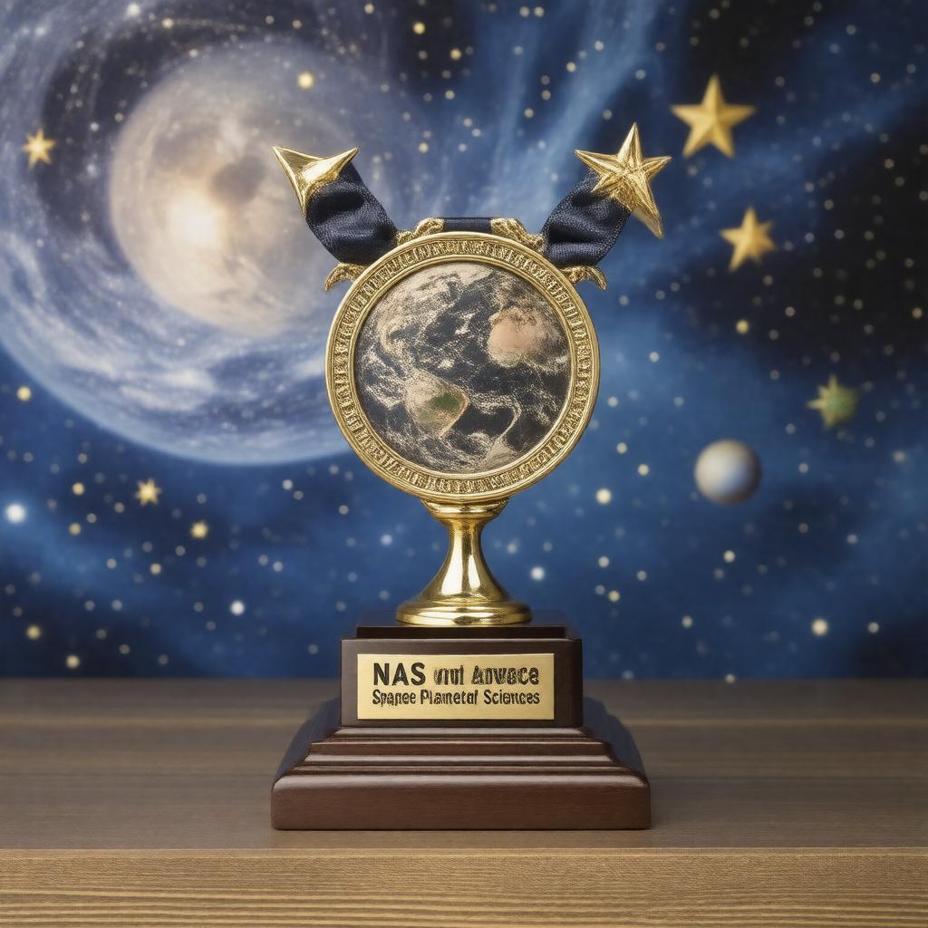 AI-created image of NAS Award in Space and Planetary Sciences
