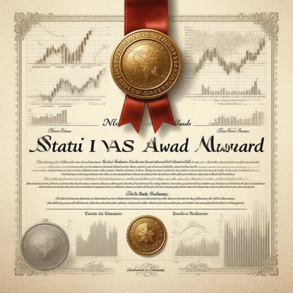 AI-created image of NAS Award in Statistics and Data Science