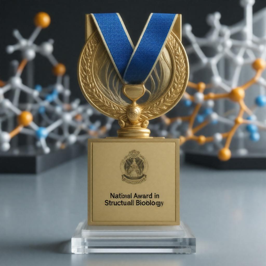 AI-created image of NAS Award in Structural Biology