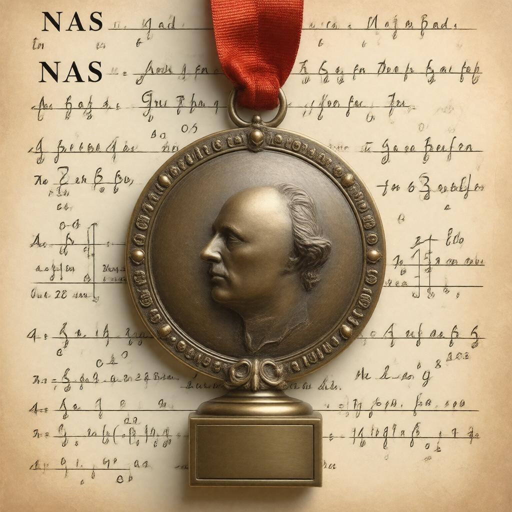 Click to view larger image AI-created image of NAS Award in Theoretical Mathematics