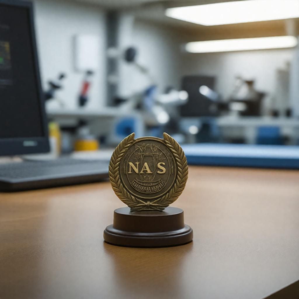 AI-created image of NAS Award in Theoretical and Computational Sciences