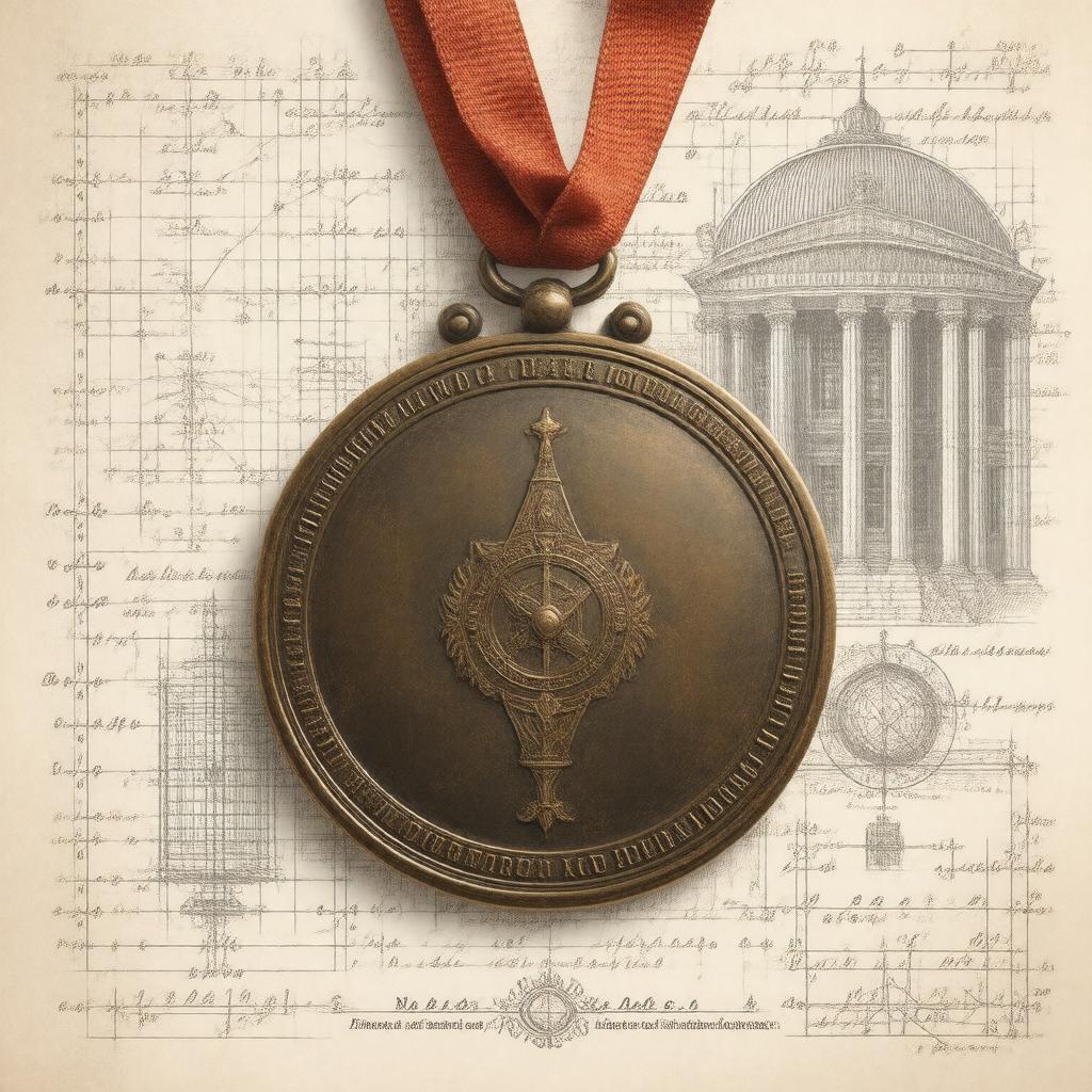 AI-created image of NAS Award in Theoretical and Mathematical Physics