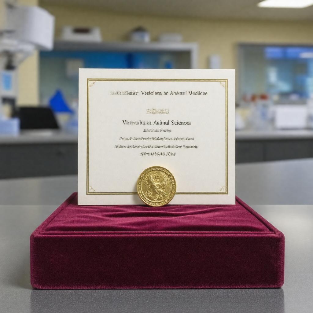 Click to view larger image AI-created image of NAS Award in Veterinary Medicine and Animal Sciences