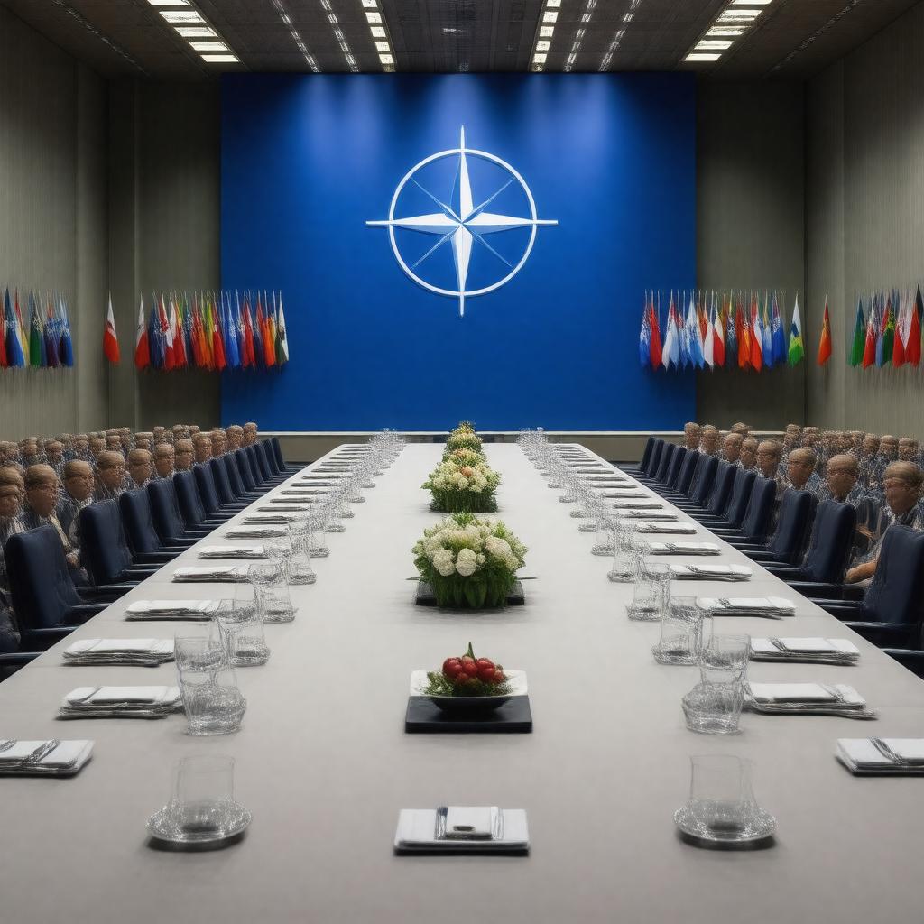 Click to view larger image AI-created image of NATO Summit