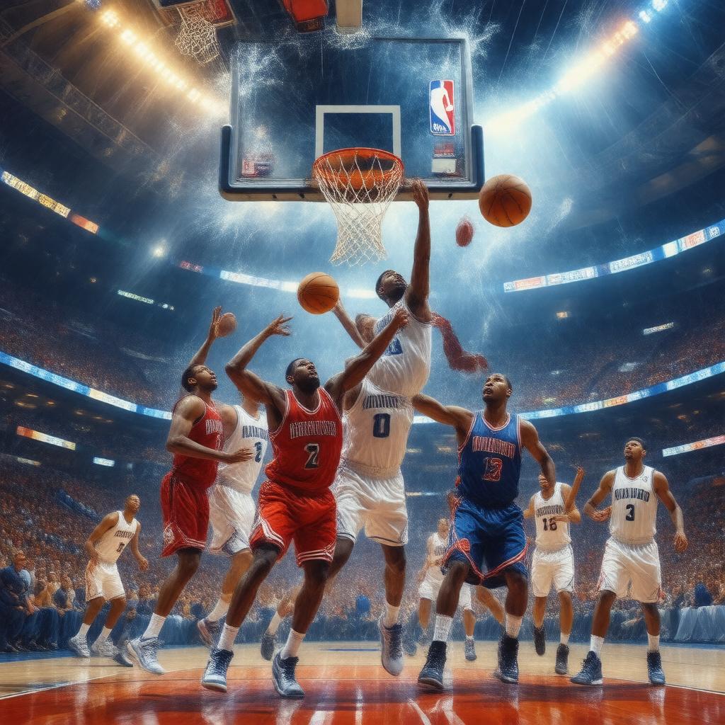 AI-created image of NBA All-Star Game