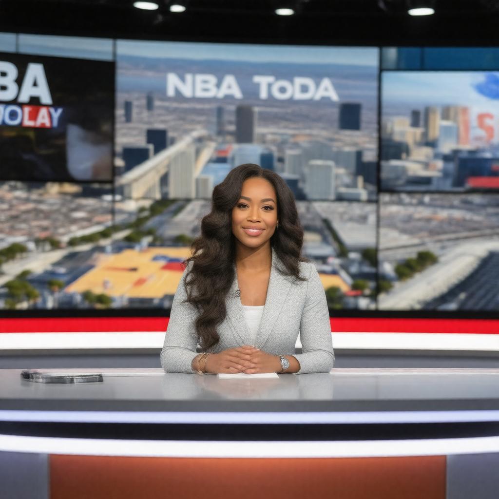 Click to view larger image AI-created image of NBA Today
