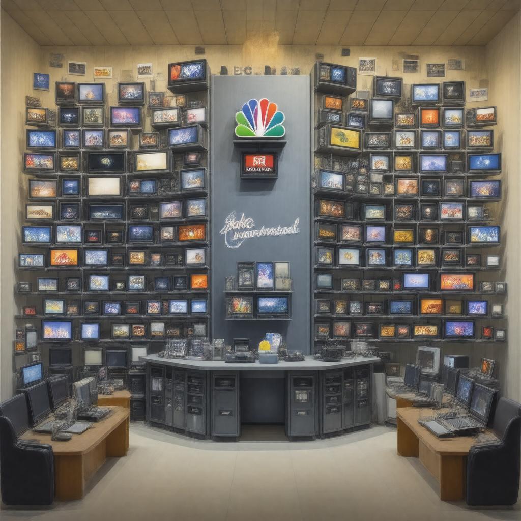 AI-created image of NBCUniversal Television Group