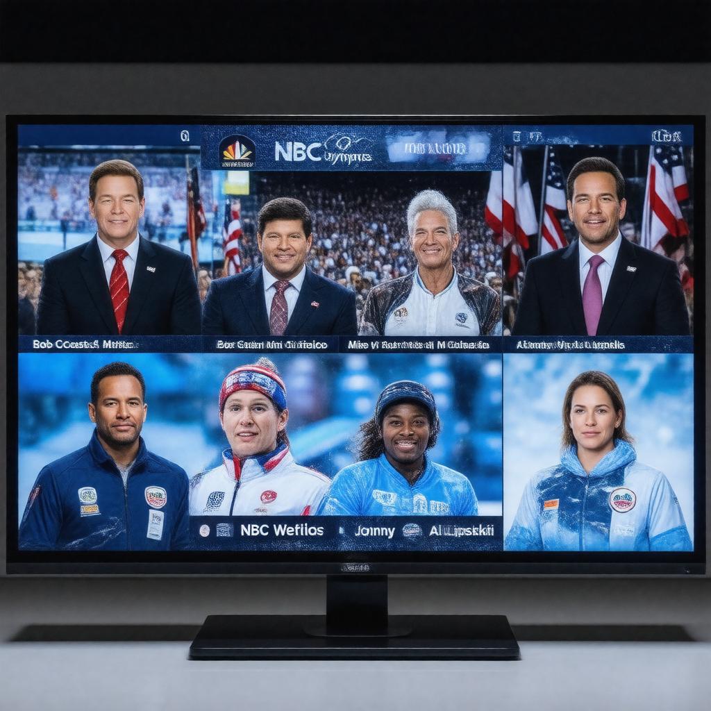 AI-created image of NBC Olympics coverage