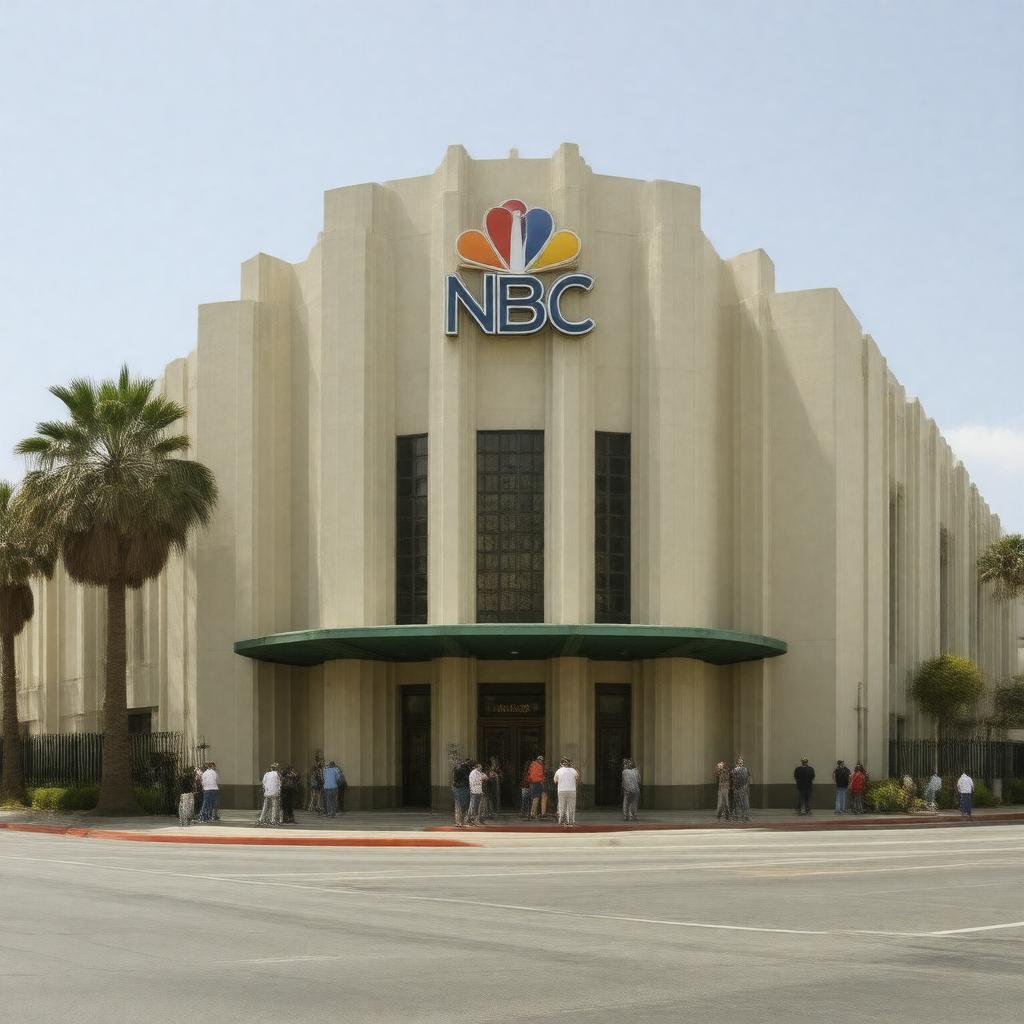 AI-created image of NBC Studios