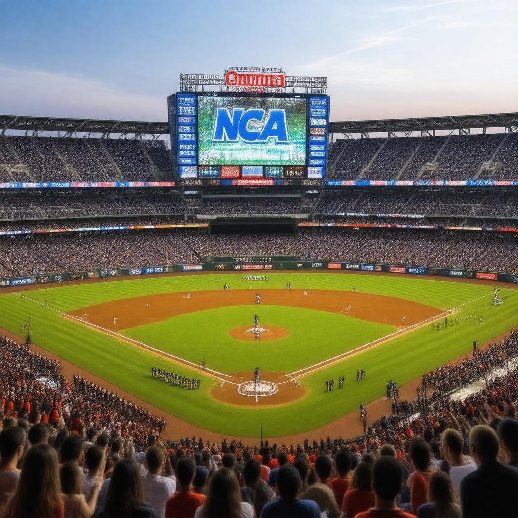 Click to view larger image AI-created image of NCAA Baseball Championship