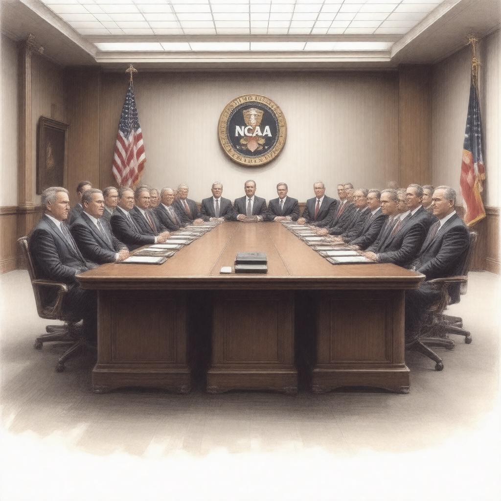 Click to view larger image AI-created image of NCAA Board of Governors