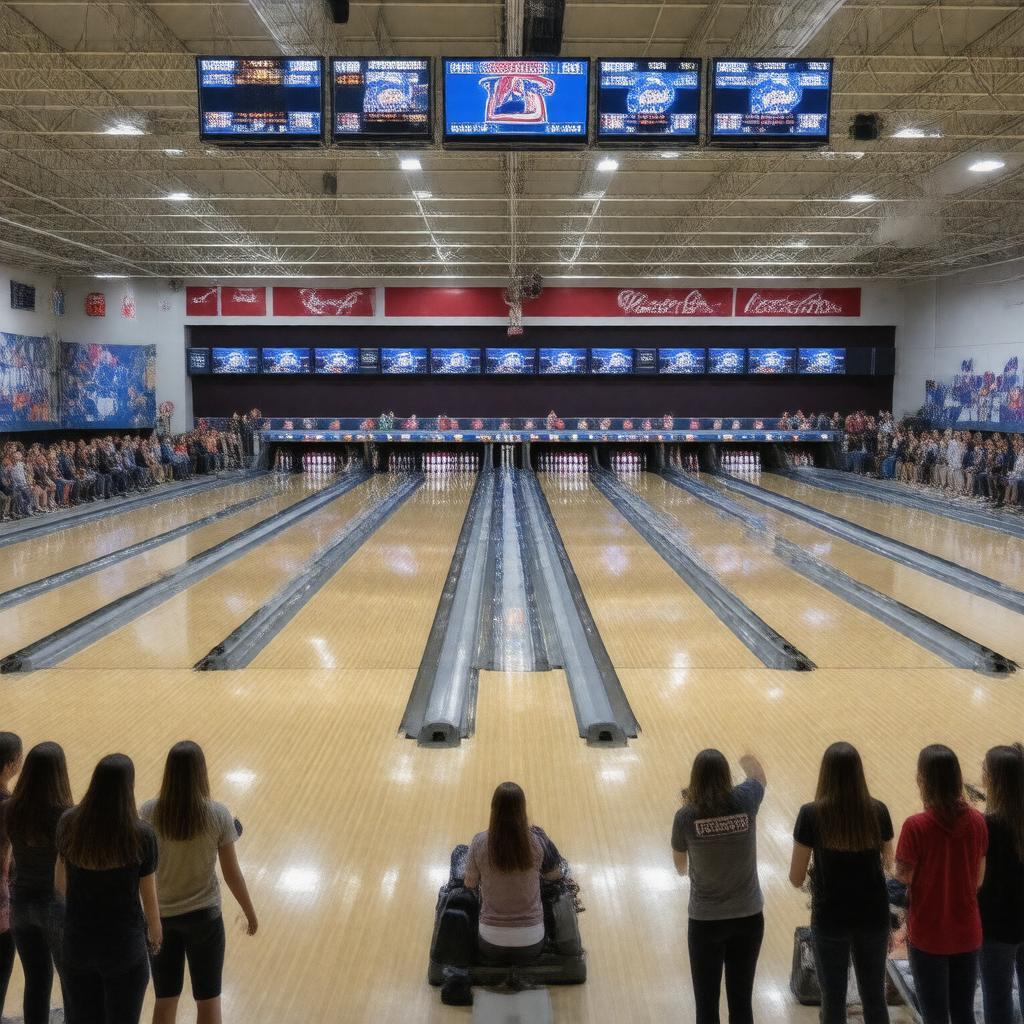 Click to view larger image AI-created image of NCAA Bowling Championship