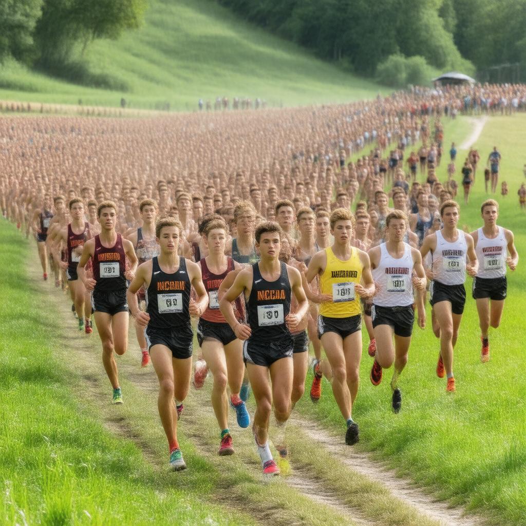 AI-created image of NCAA Cross Country Championships