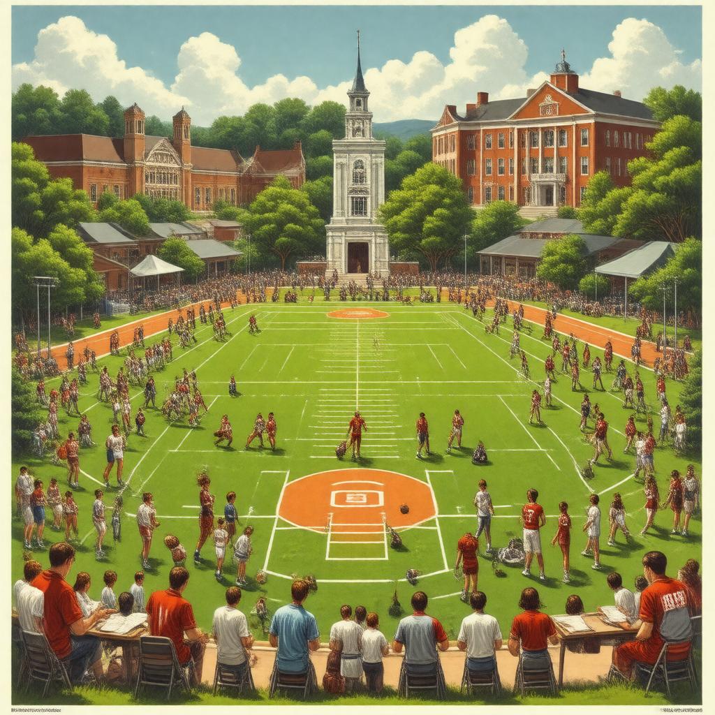 AI-created image of NCAA Division II