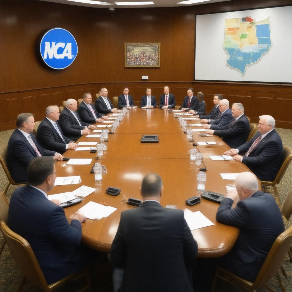 Click to view larger image AI-created image of NCAA Division I Council