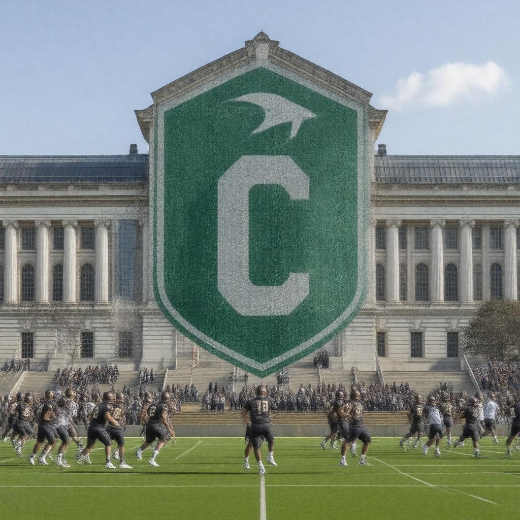 AI-created image of NCAA Division I (Ivy League via Columbia)