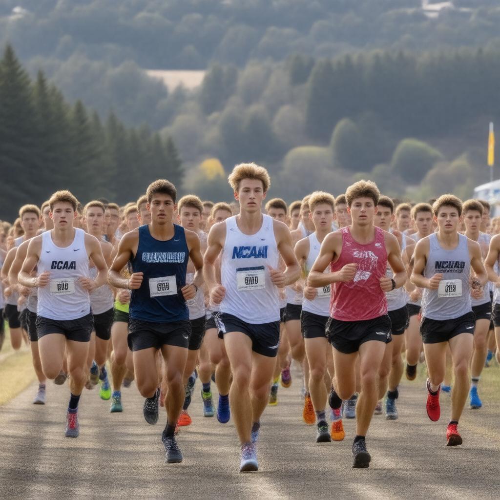 AI-created image of NCAA Division I Men's Cross Country Championships