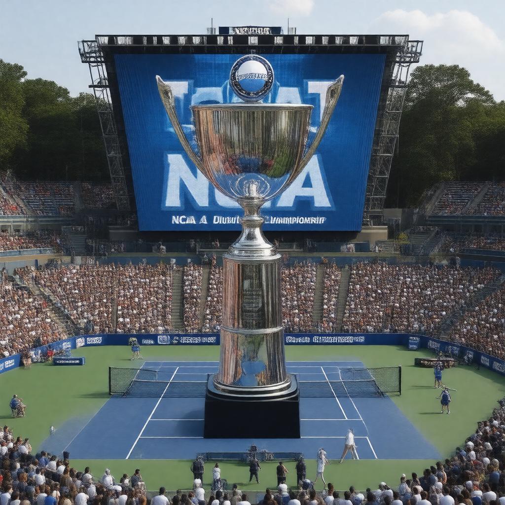 AI-created image of NCAA Division I Men's Tennis Championship