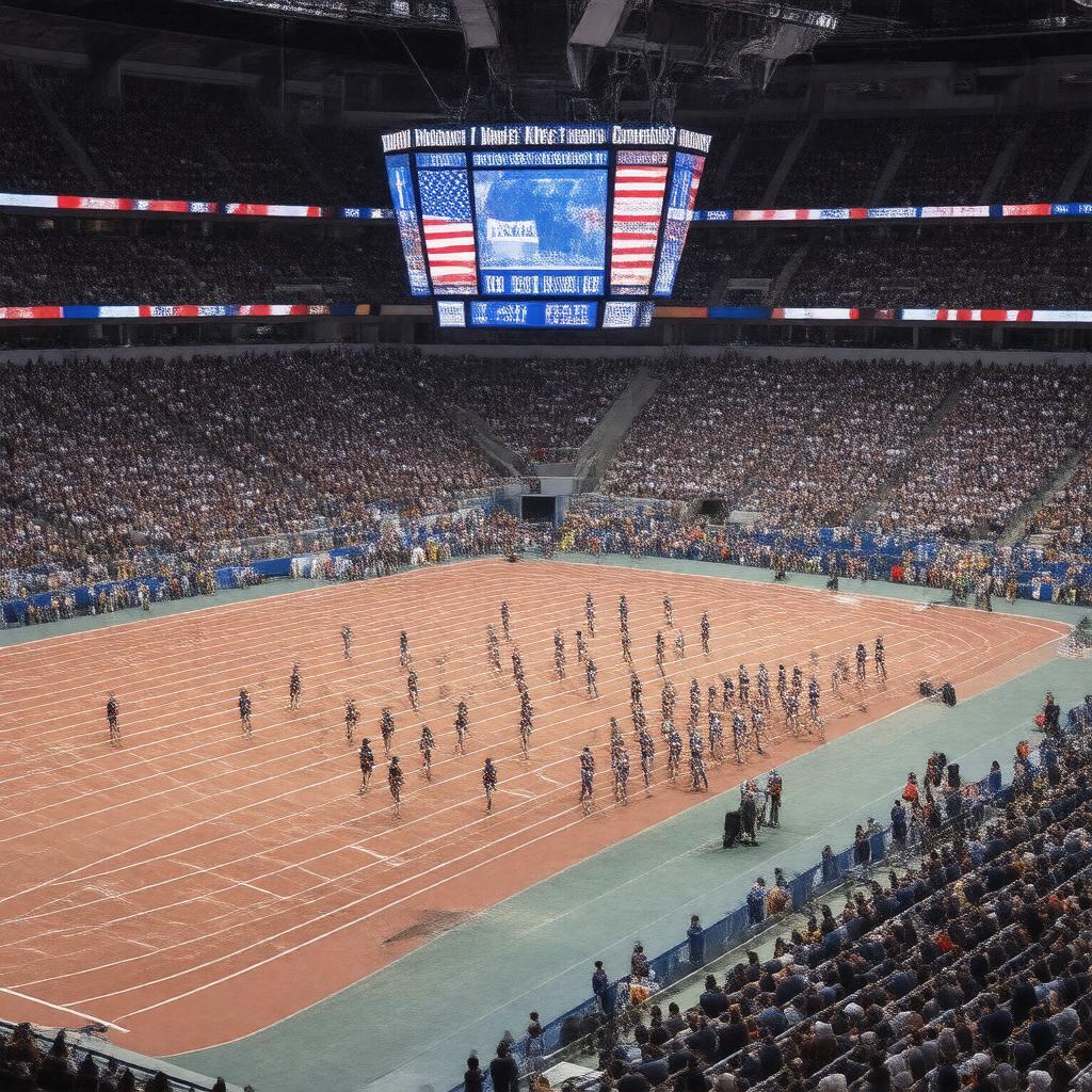 AI-created image of NCAA Division I Men's Track and Field Championships