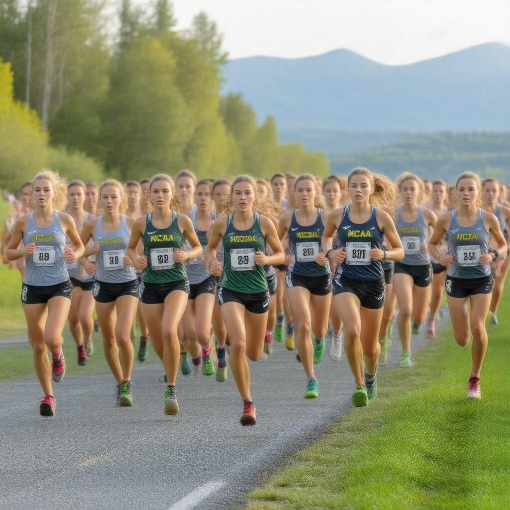 AI-created image of NCAA Division I Women's Cross Country Championships