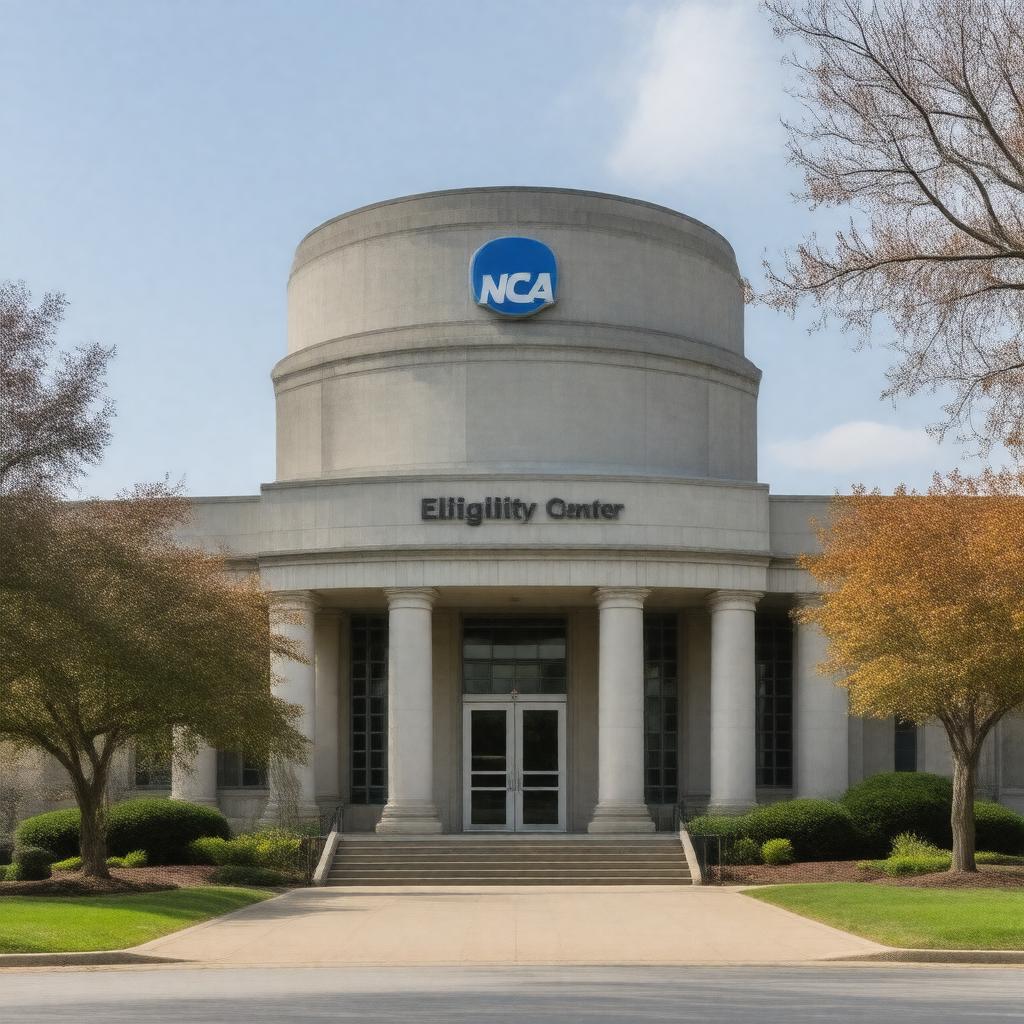 Click to view larger image AI-created image of NCAA Eligibility Center