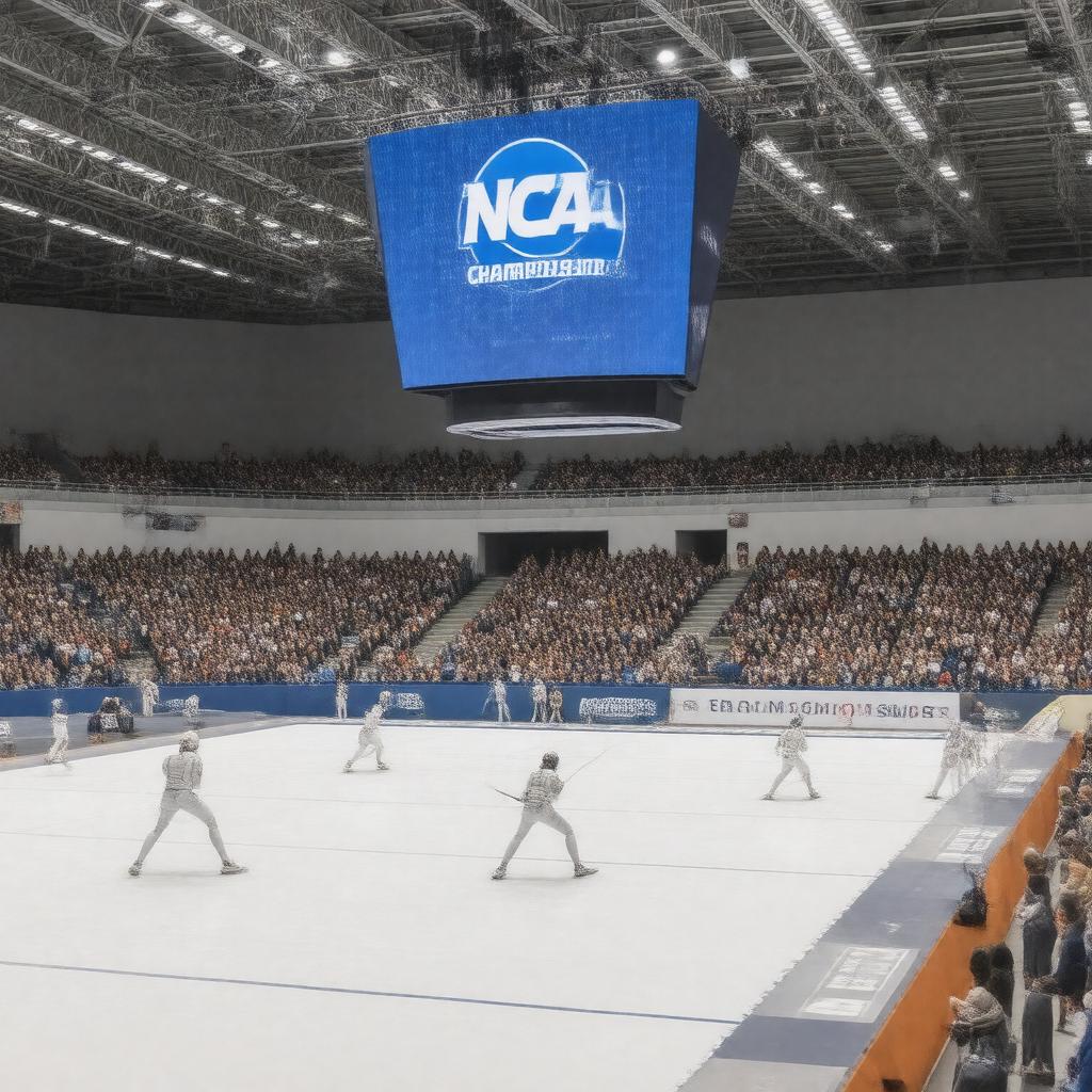 AI-created image of NCAA Fencing Championships