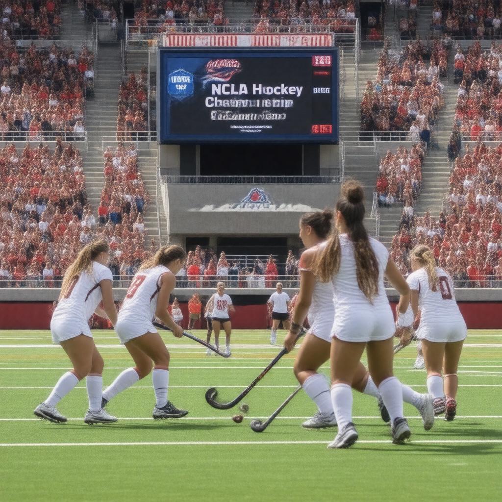 Click to view larger image AI-created image of NCAA Field Hockey Championship