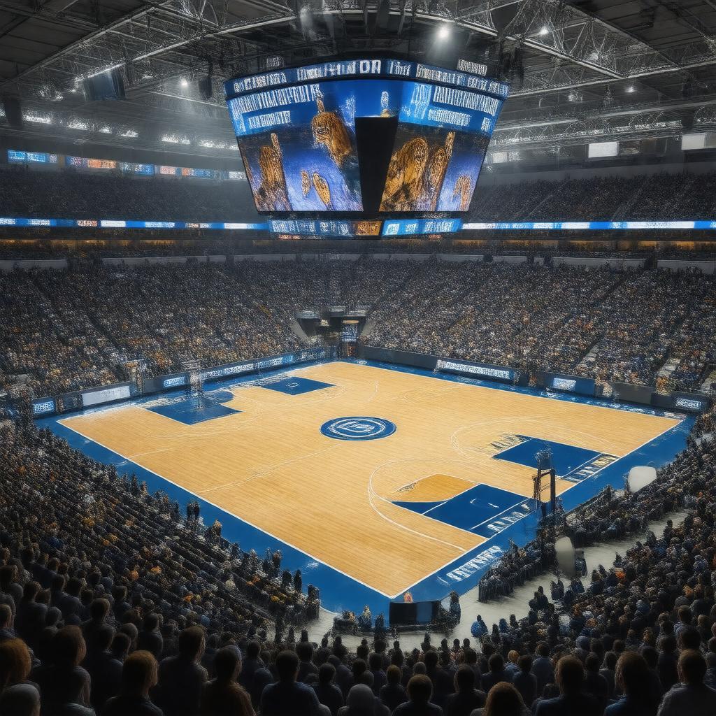 AI-created image of NCAA Final Four