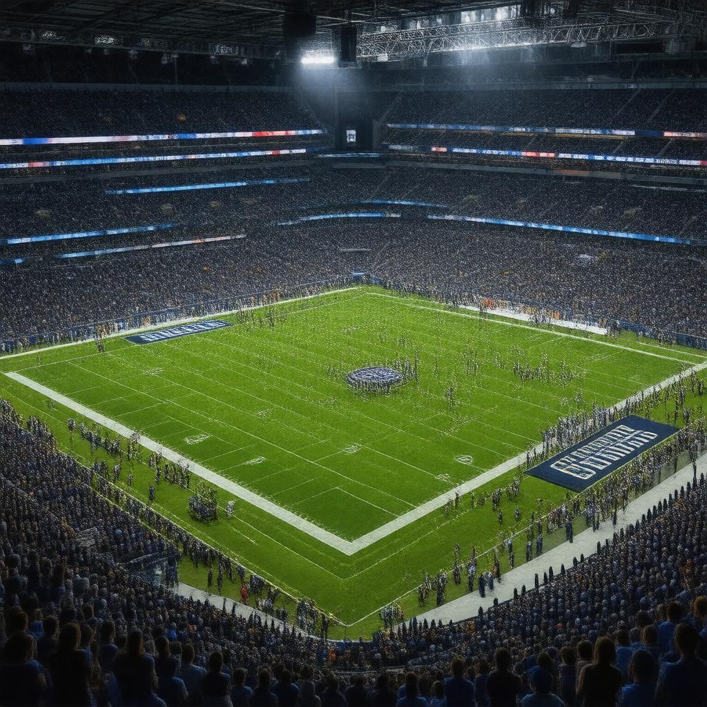 AI-created image of NCAA Football Championships