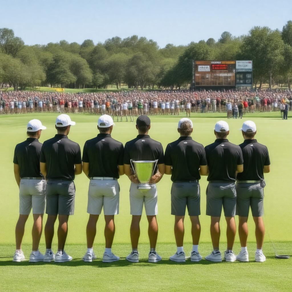 AI-created image of NCAA Golf Championships