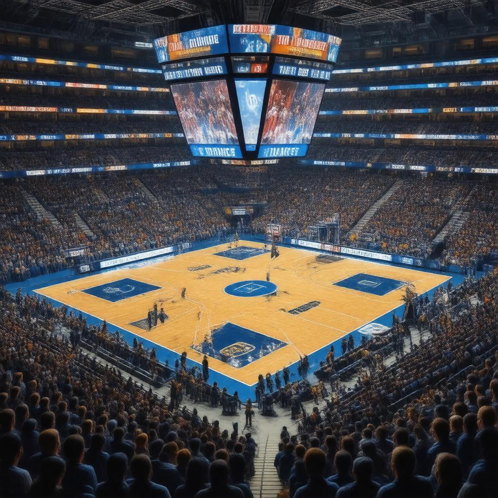 Click to view larger image AI-created image of NCAA Men's Basketball Tournament