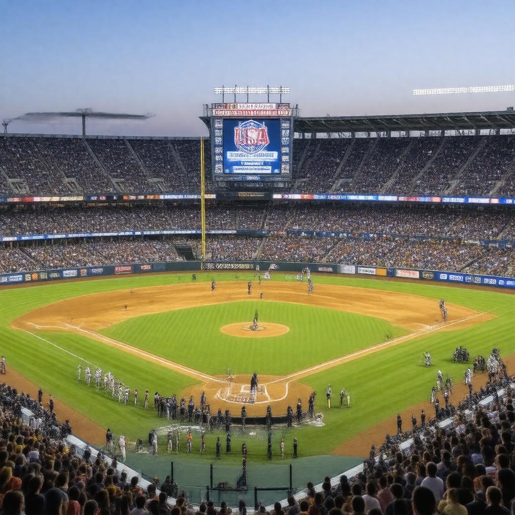 AI-created image of NCAA Softball Championship