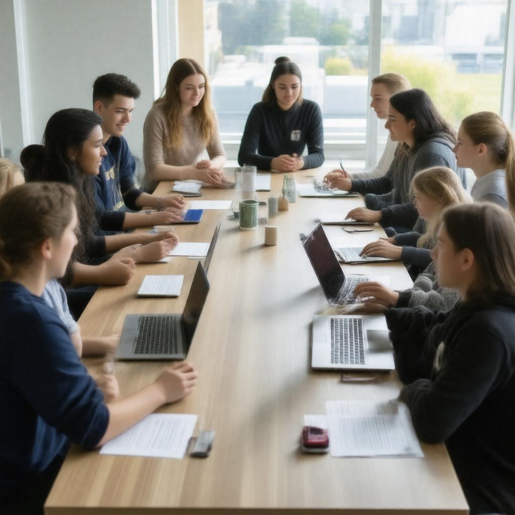 Click to view larger image AI-created image of NCAA Student-Athlete Advisory Committee