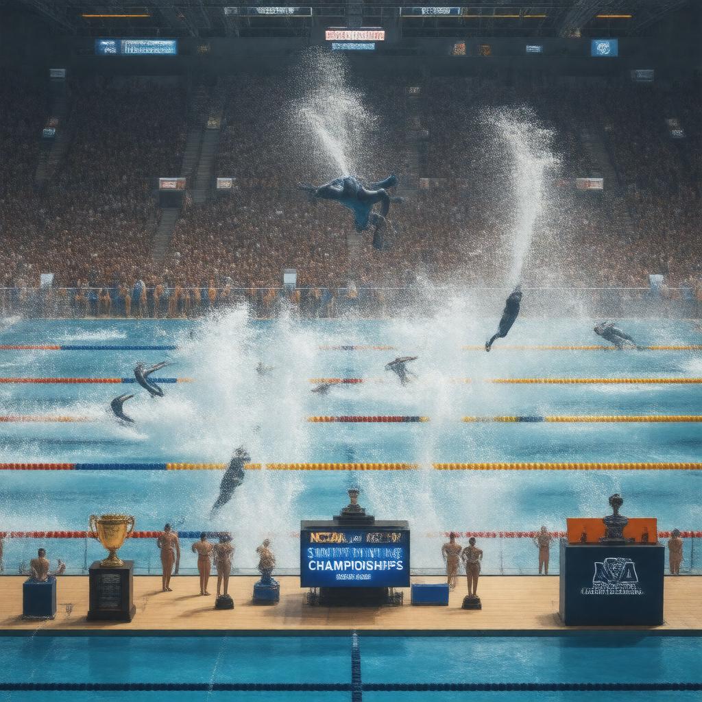 AI-created image of NCAA Swimming and Diving Championships