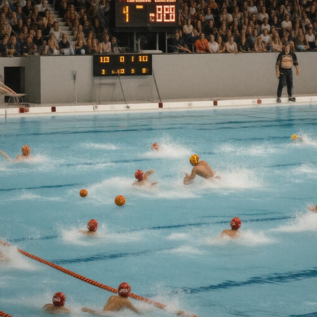 AI-created image of NCAA Water Polo Championships