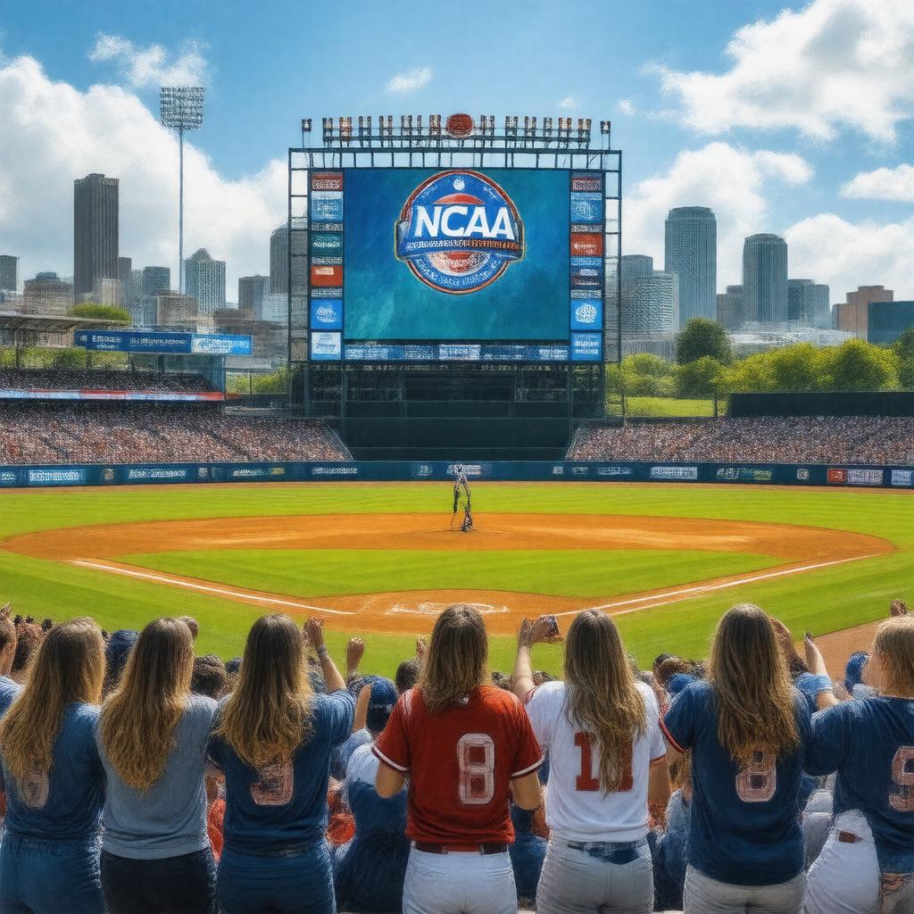 AI-created image of NCAA Women's Softball Championship