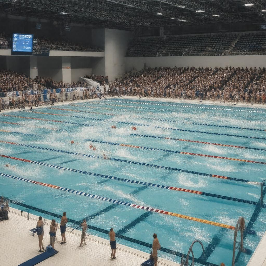 AI-created image of NCAA Women's Swimming and Diving Championship
