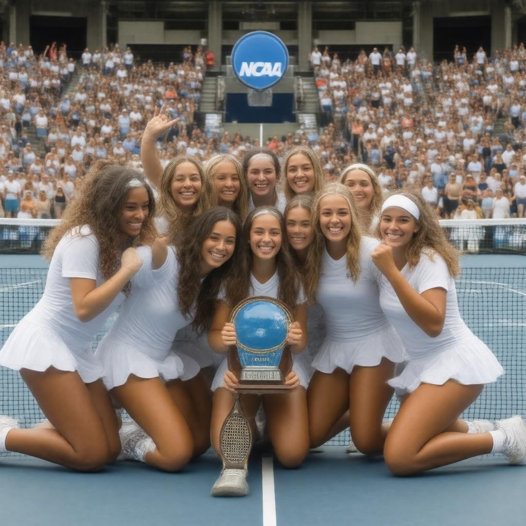 AI-created image of NCAA Women's Tennis Championship