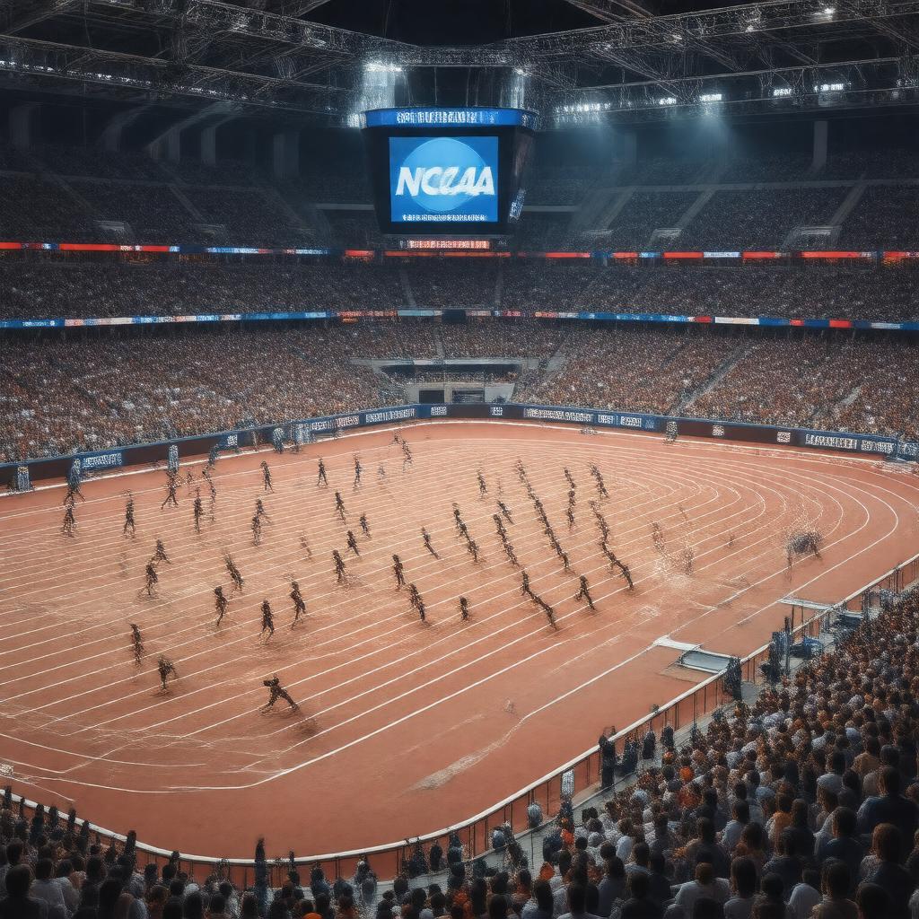 AI-created image of NCAA Women's Track and Field Championship
