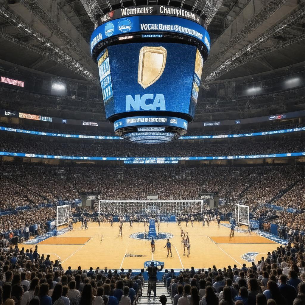 AI-created image of NCAA Women's Volleyball Championship