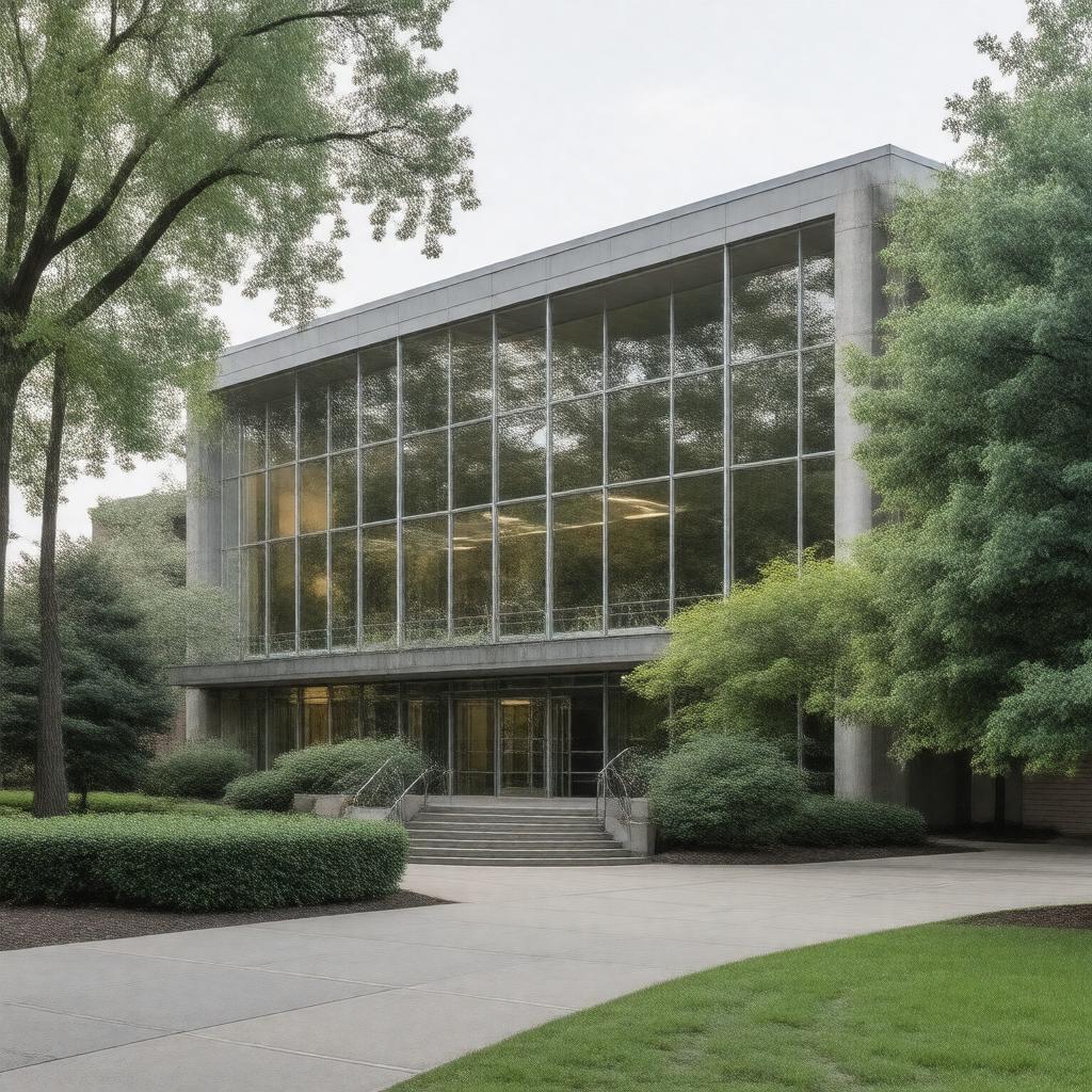 Click to view larger image AI-created image of NEC Research Institute