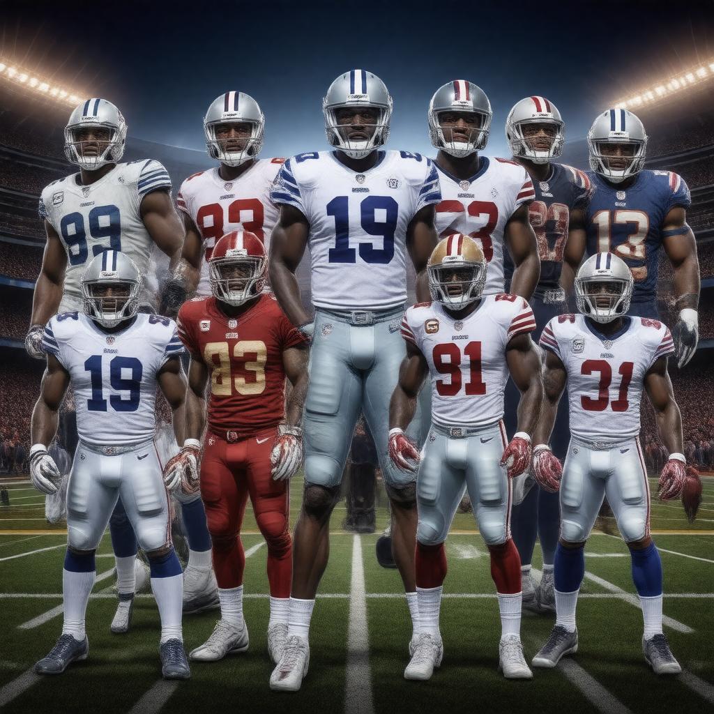 AI-created image of NFL 2000s All-Decade Team