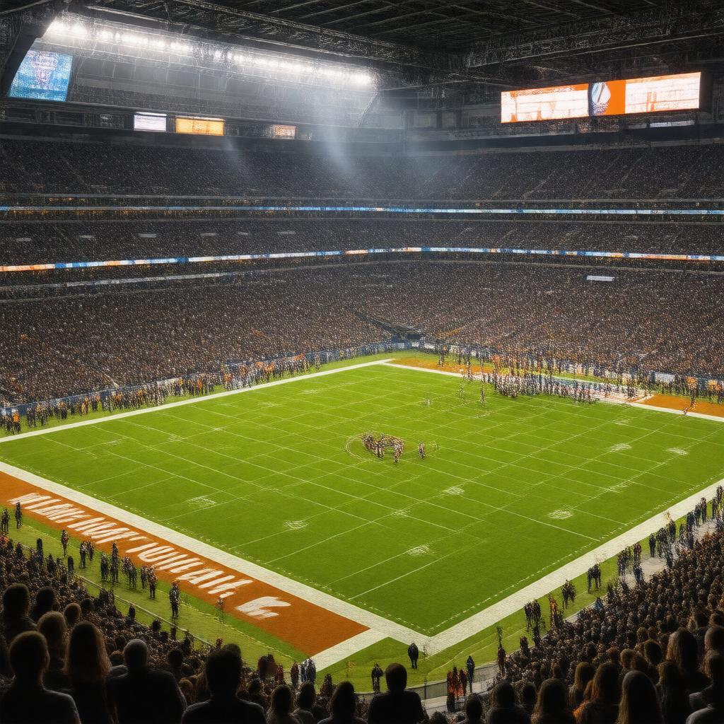 Click to view larger image AI-created image of NFL Kickoff Game