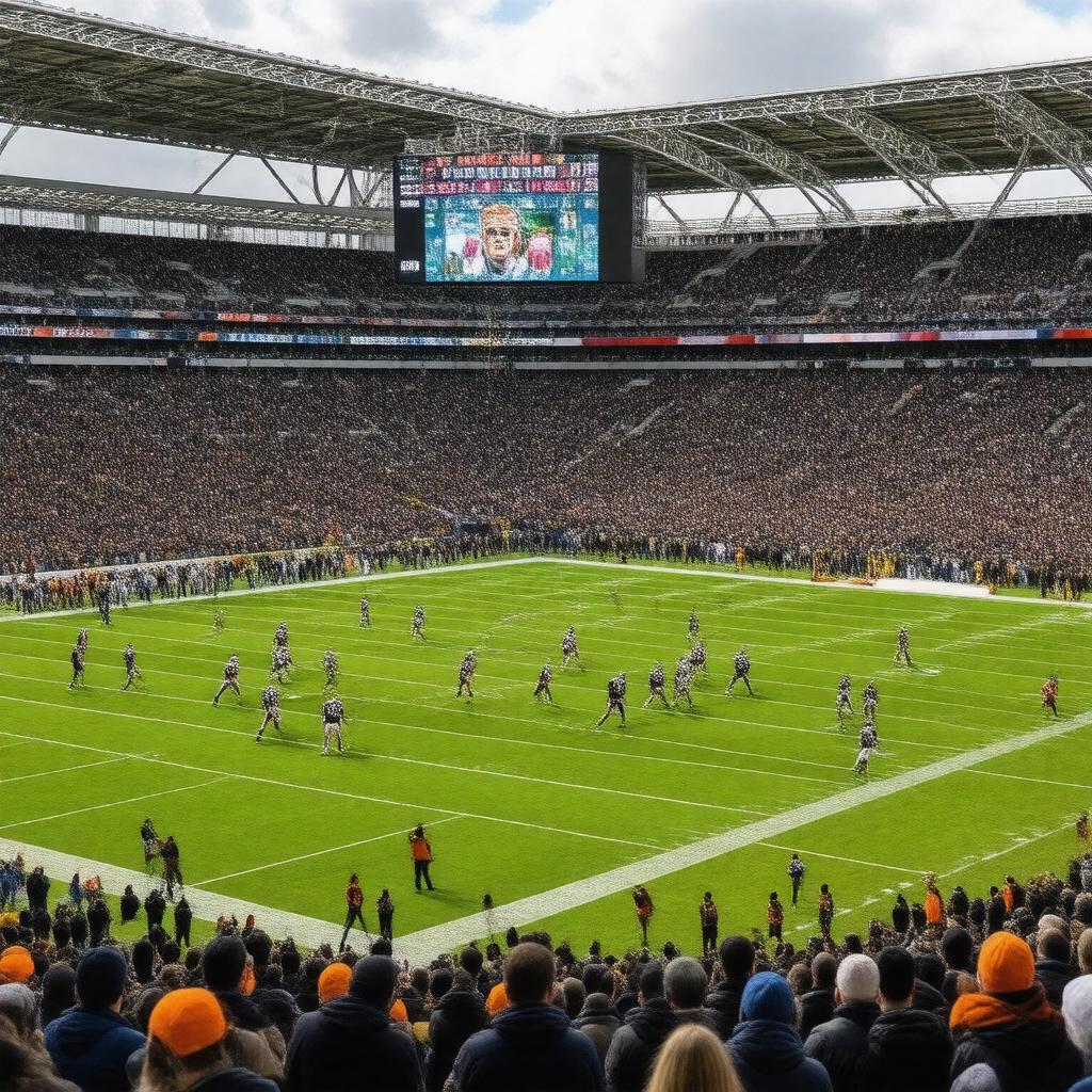 AI-created image of NFL London Games