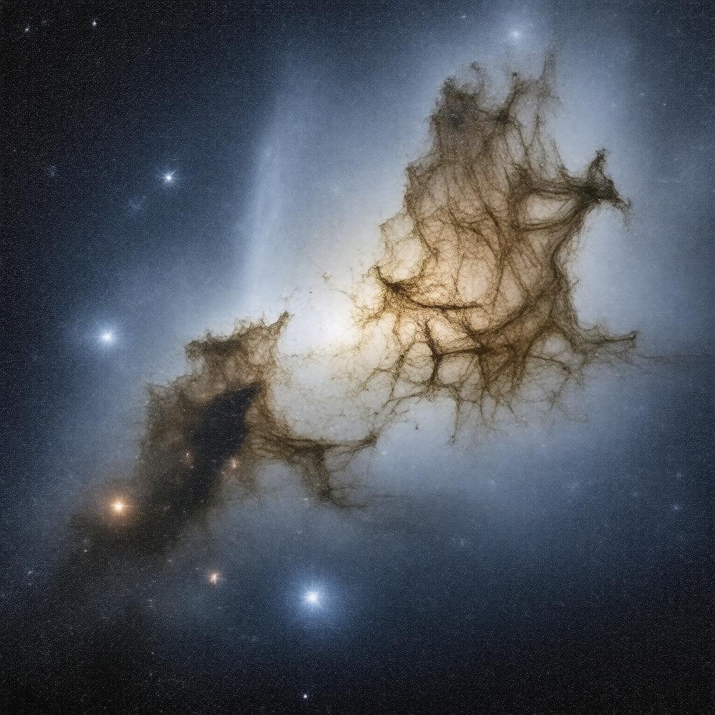 Click to view larger image AI-created image of NGC 4833