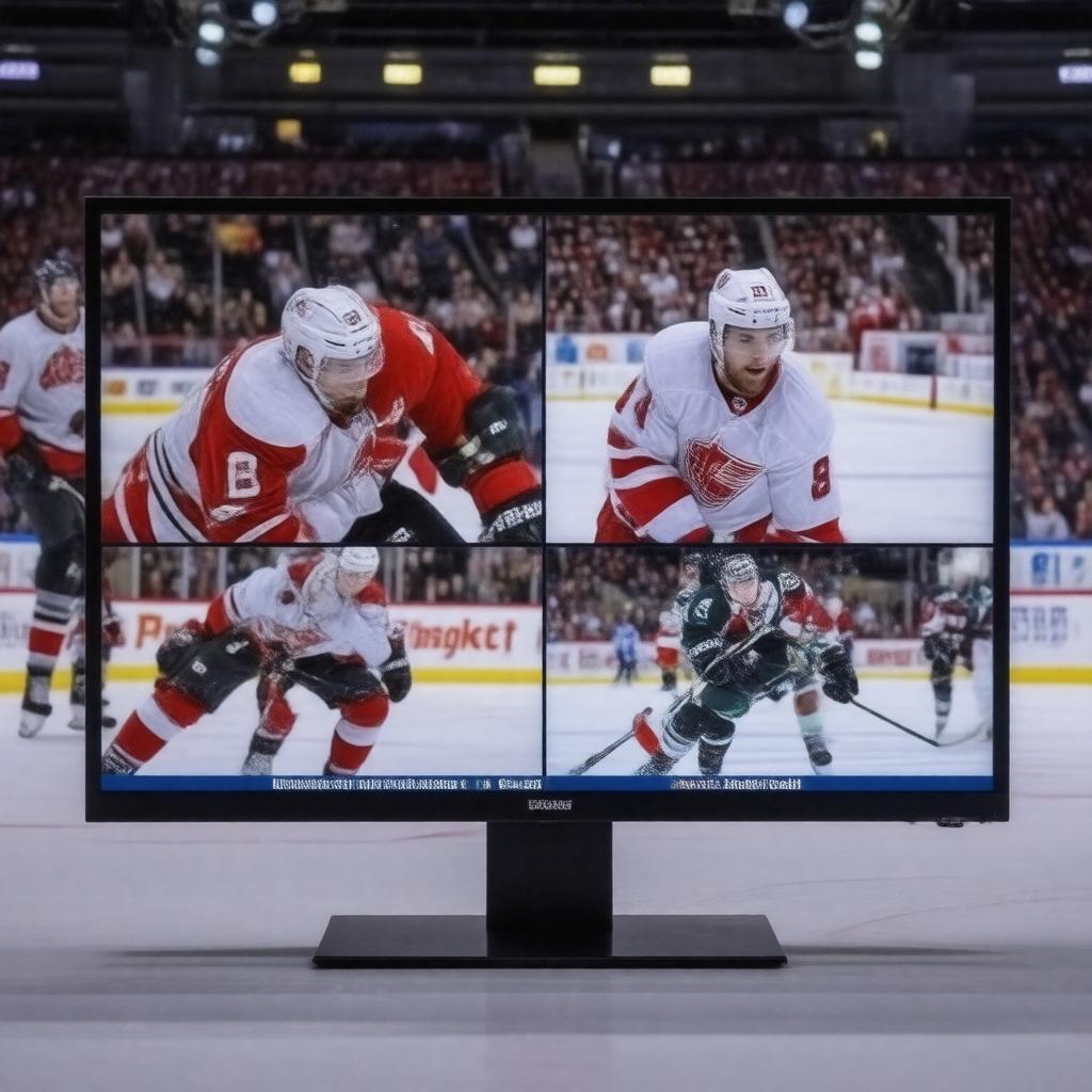 AI-created image of NHL Tonight