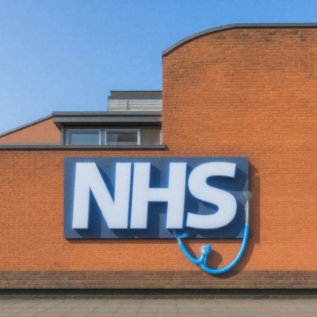 Click to view larger image AI-created image of NHS England