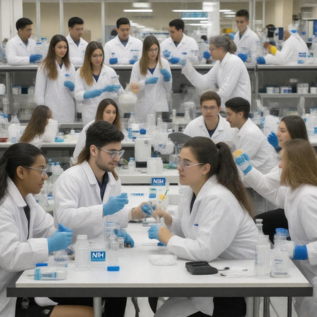AI-created image of NIH Postbac IRTA Program