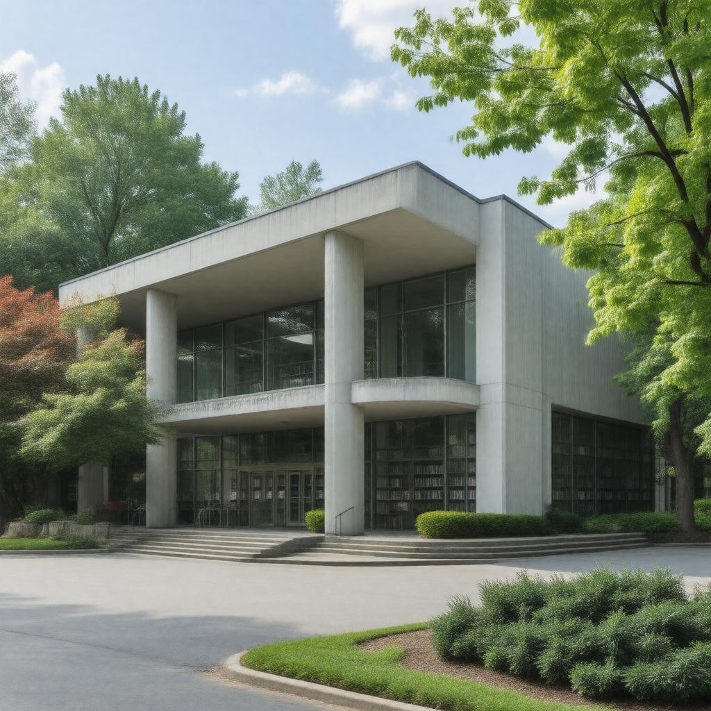Click to view larger image AI-created image of NOAA Central Library